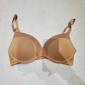 Lively 36D Lightly Lined T-Shirt‎ Bra Smooth Seamless Nude Everyday Comfort